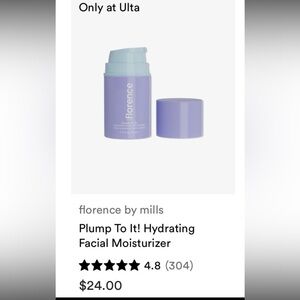 Florence by Mills Pump To It! Hydrating Facial Moisturizer